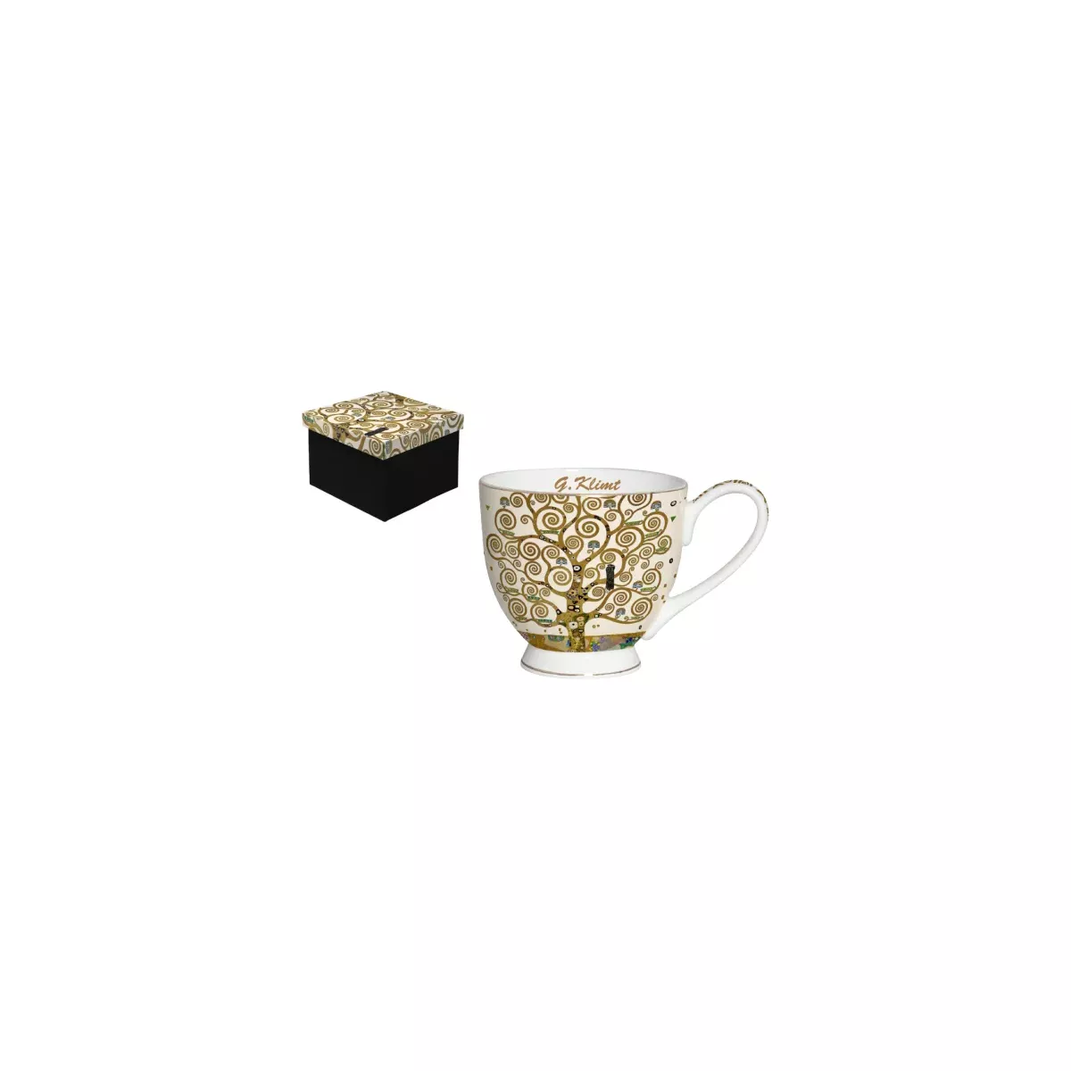 Coffret 1 Dejeuner  500 ml Arbre de Vie Klimt