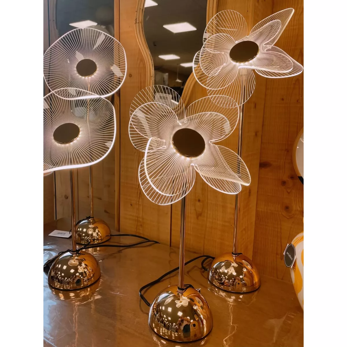 Lampe Fleur Led H.30cm