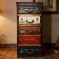 Meuble Valise 5 Tiroirs