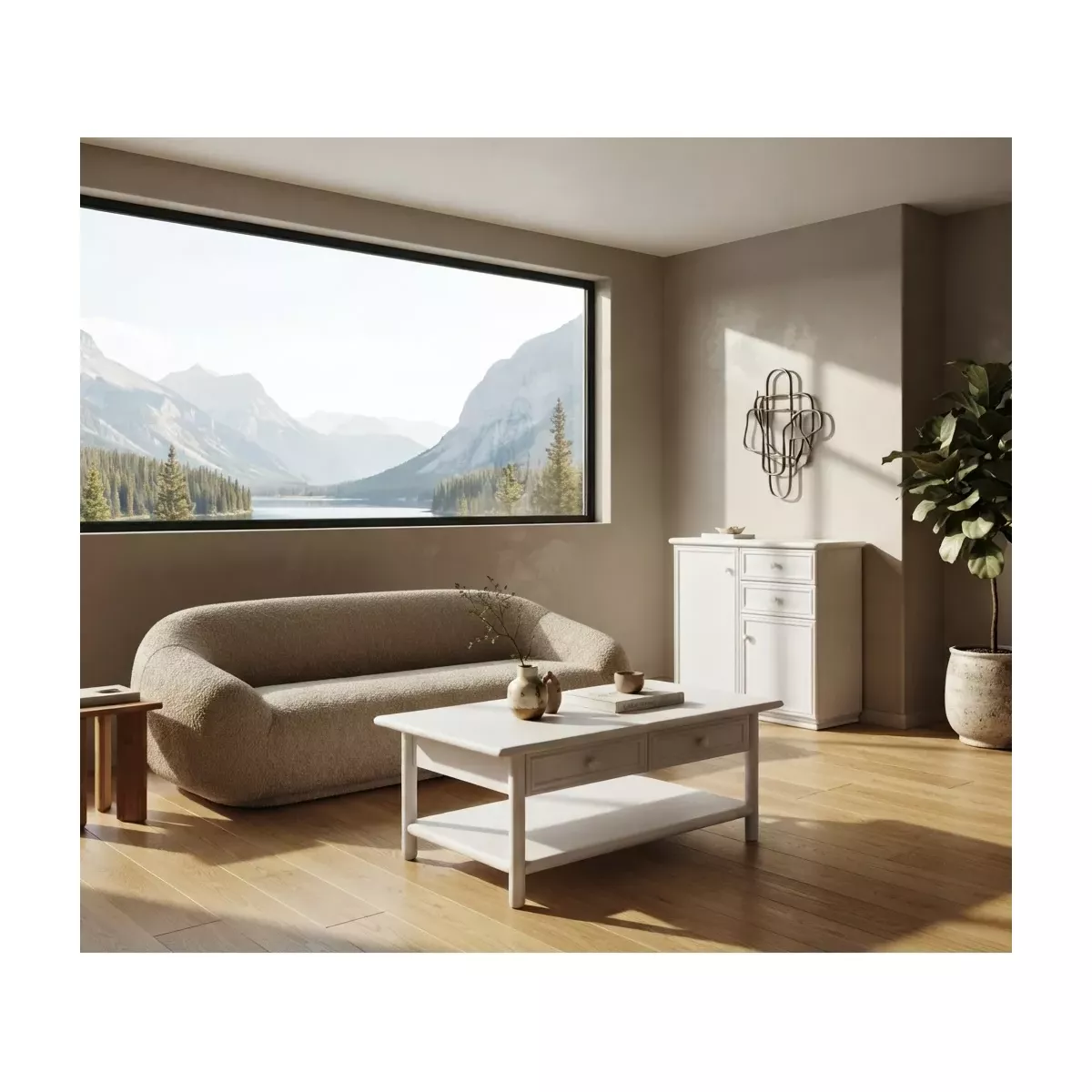 Table Basse Caracas Blanche