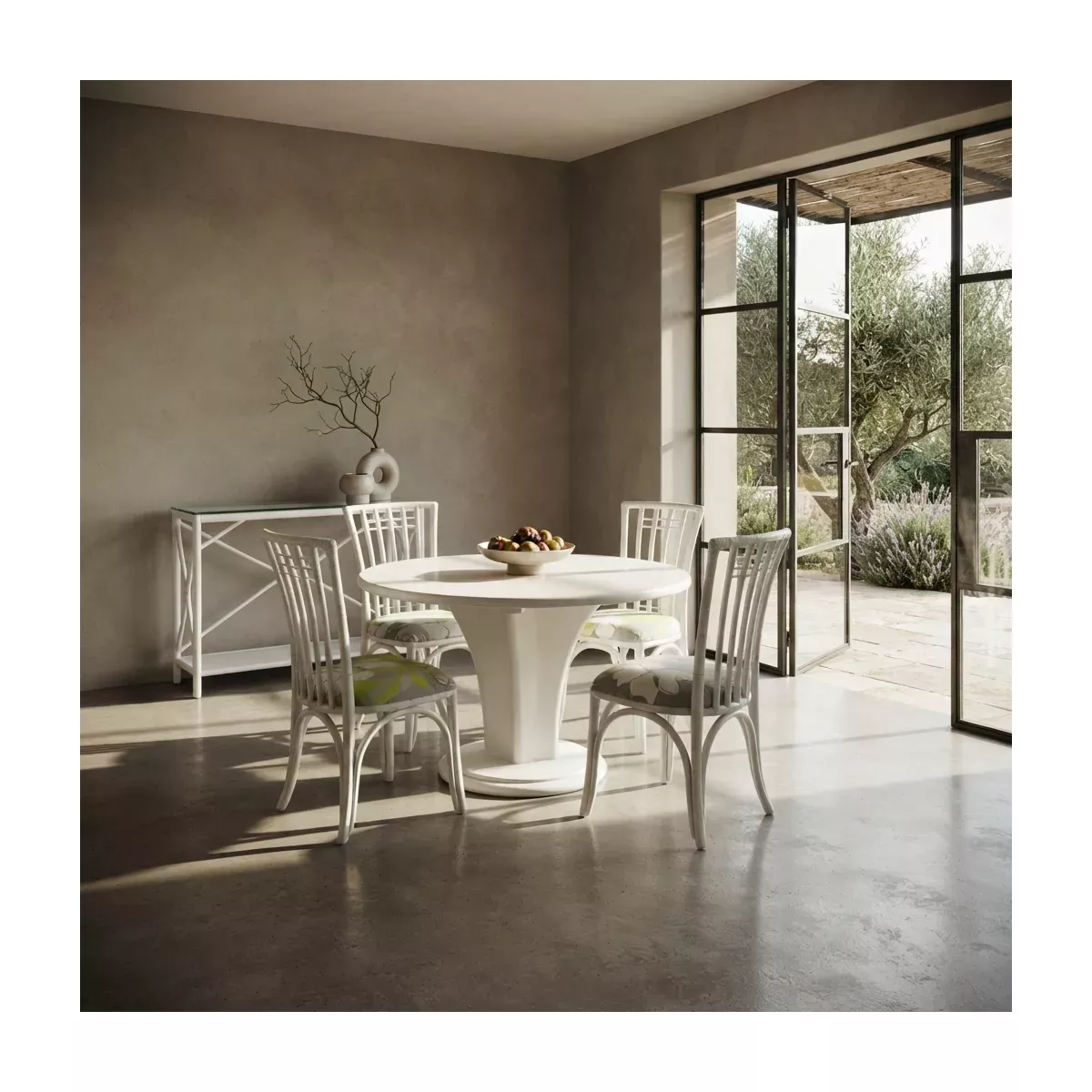Table Talia Ronde Blanc