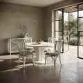 Table Talia Ronde Blanc