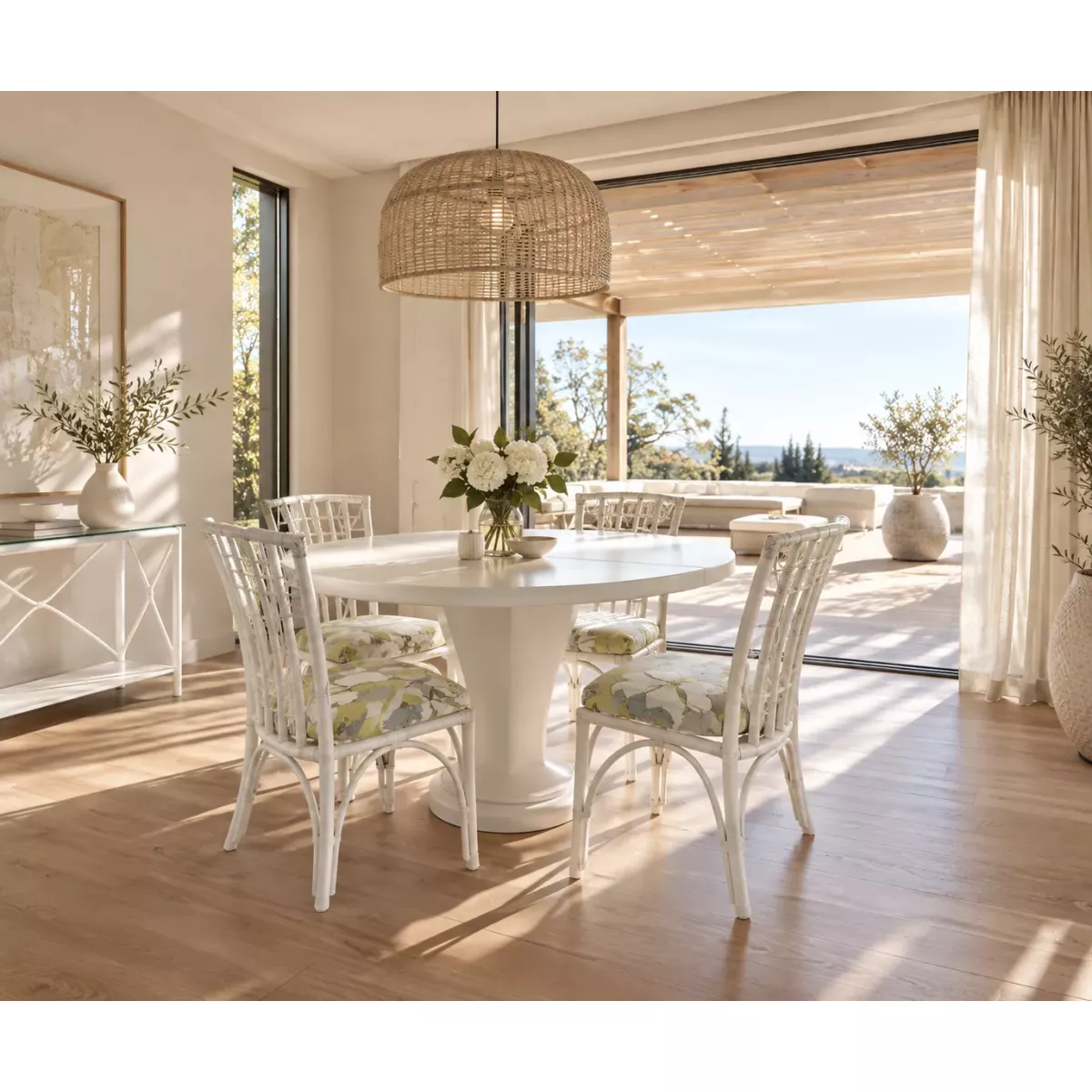 Table Talia Ronde Blanc