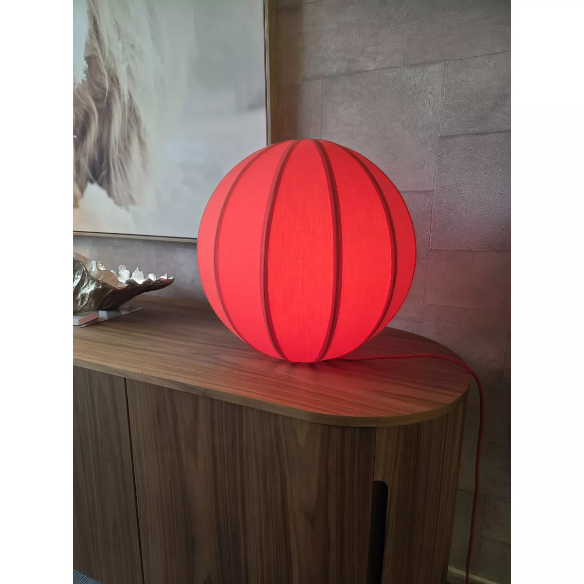 Lampe Boom 46x46 Rouge