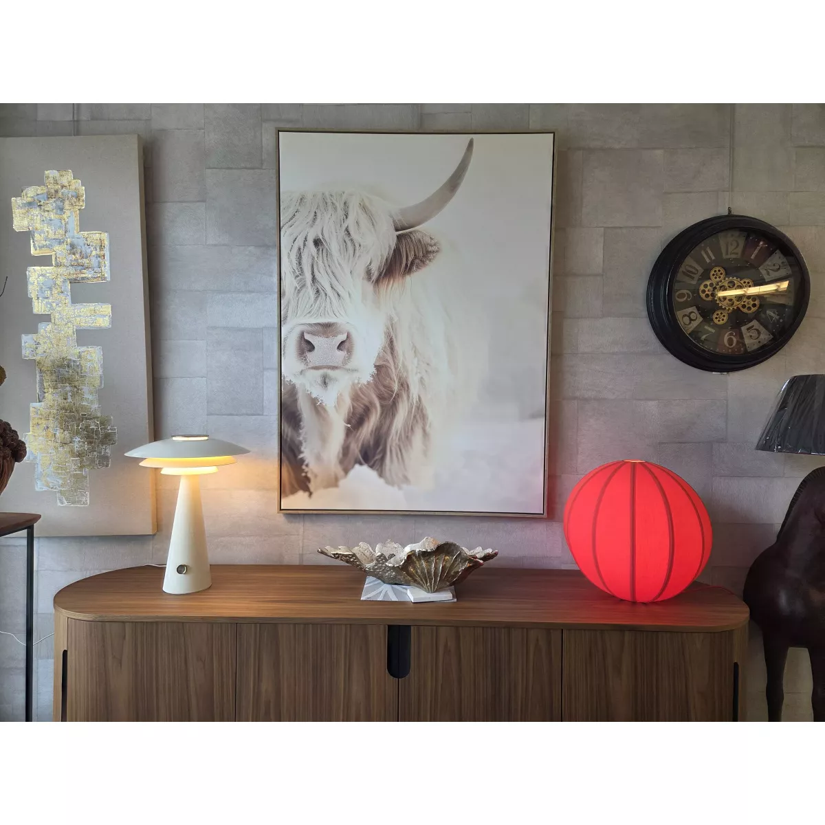 Lampe Boom 46x46 Rouge