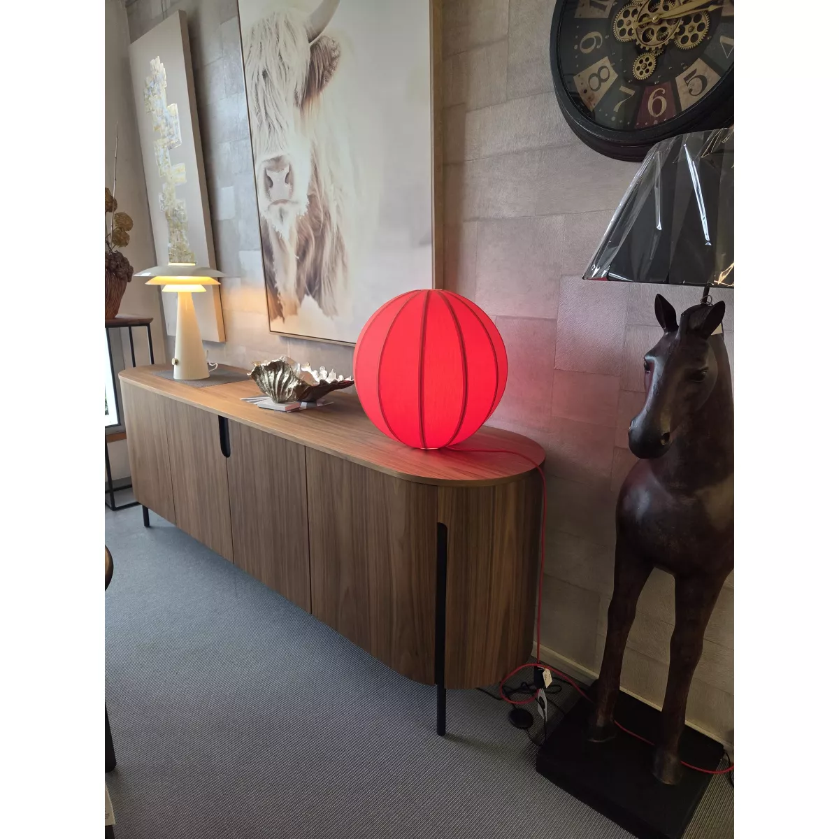 Lampe Boom 46x46 Rouge