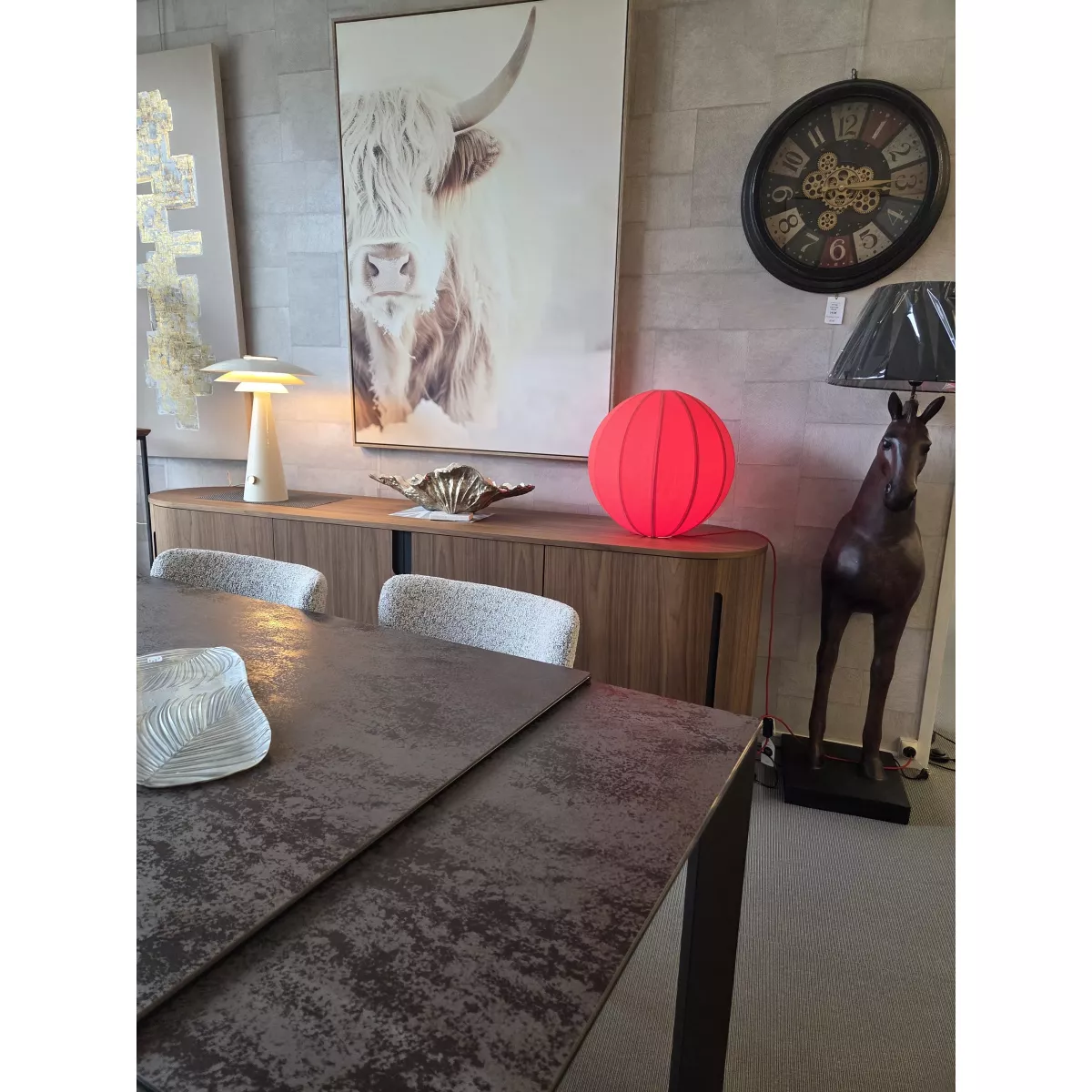 Lampe Boom 46x46 Rouge