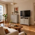 Meuble TV sur roulettes Perla