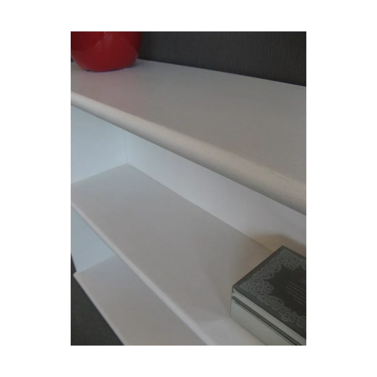 Console Bibliothèque Blanche