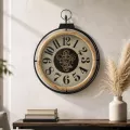 Horloge Industrielle Rond Woodstock