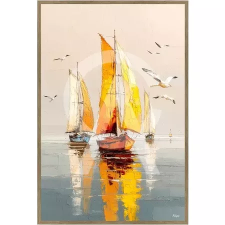Tableau voiliers en mer kalissa 62x92