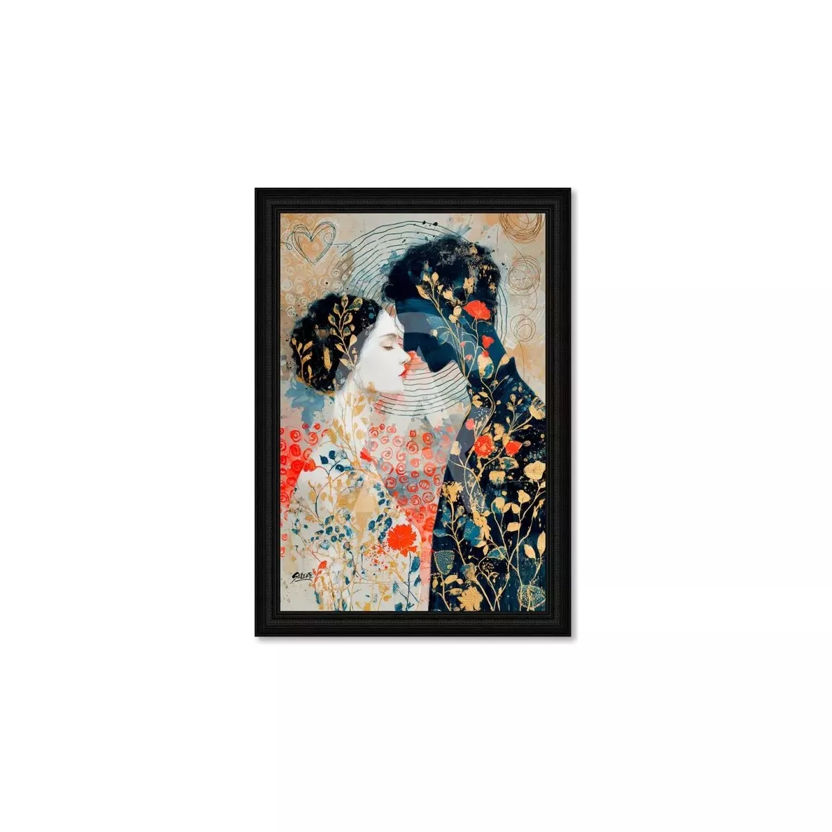 Tableau Les amoureux 52x72