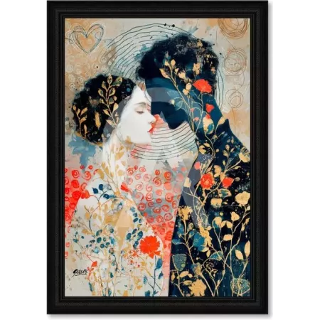 Tableau Les amoureux 52x72