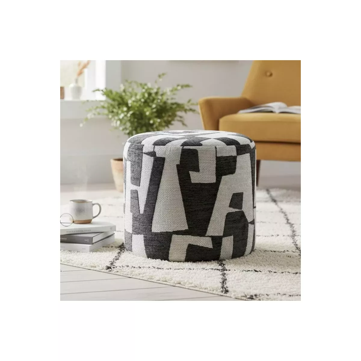 Pouf Donovan 45x45 Anthracite