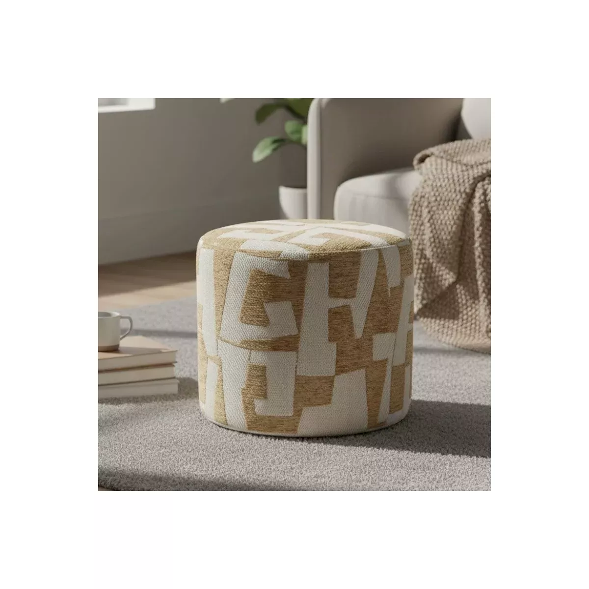 Pouf Donovan 45x45 Caramel