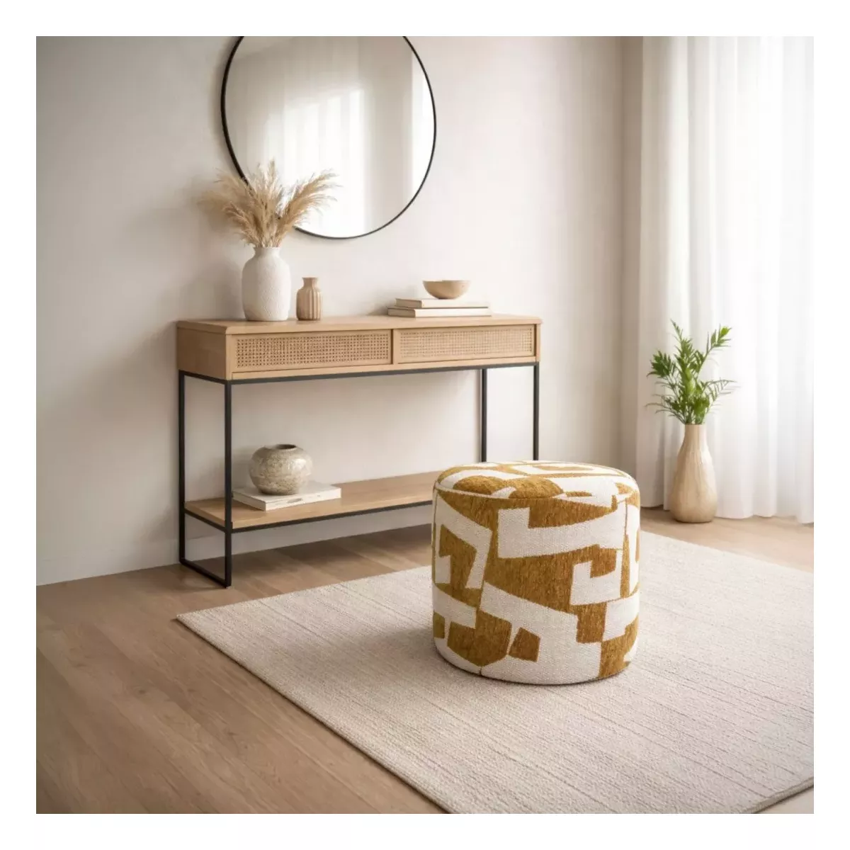 Pouf Donovan 45x45 Caramel