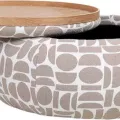 Table basse - Pouf Pierce Beige 97x97