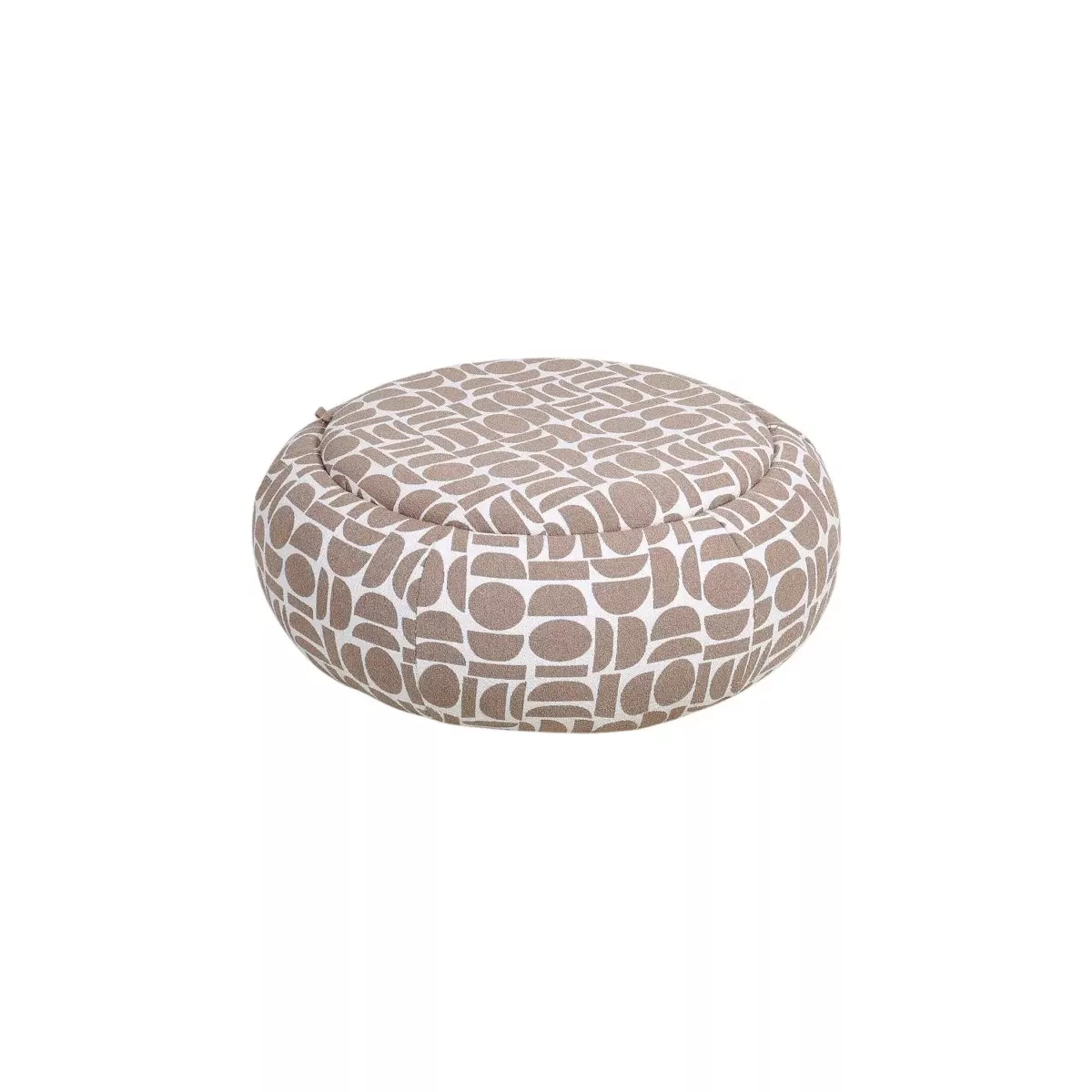 Table basse - Pouf Pierce Beige 97x97