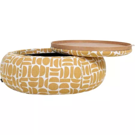 table basse pouf et coffre pierce