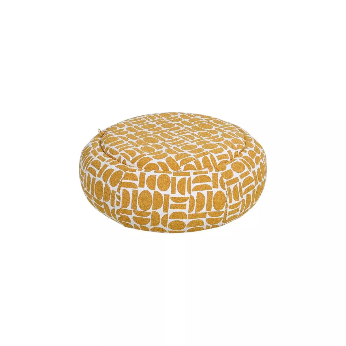 Table basse - Pouf Pierce Moutarde 97x97