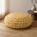 Table basse - Pouf Pierce Moutarde 97x97