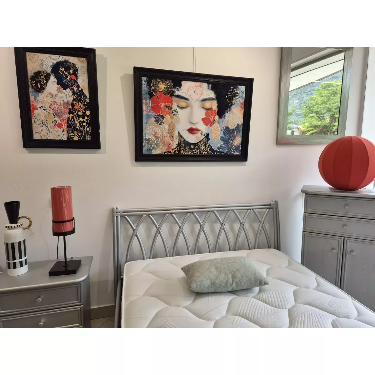 Miroir Madrid Agent Marbre 77x97