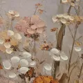 Tableau Fleurs des  Champs 53x53 cm