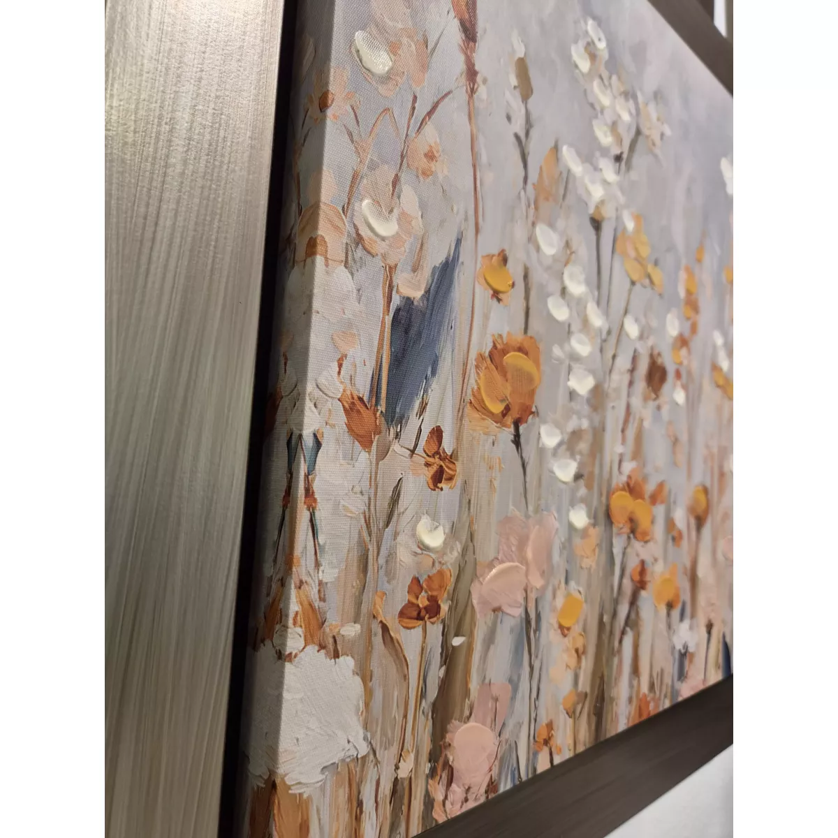 Tableau Fleurs des  Champs 53x53 cm