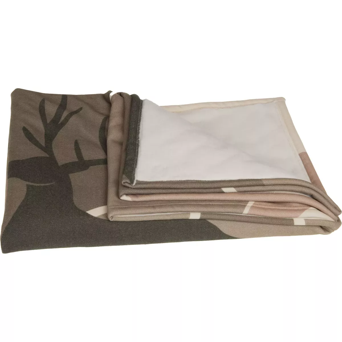 Plaid Paysage Kaki 130x170