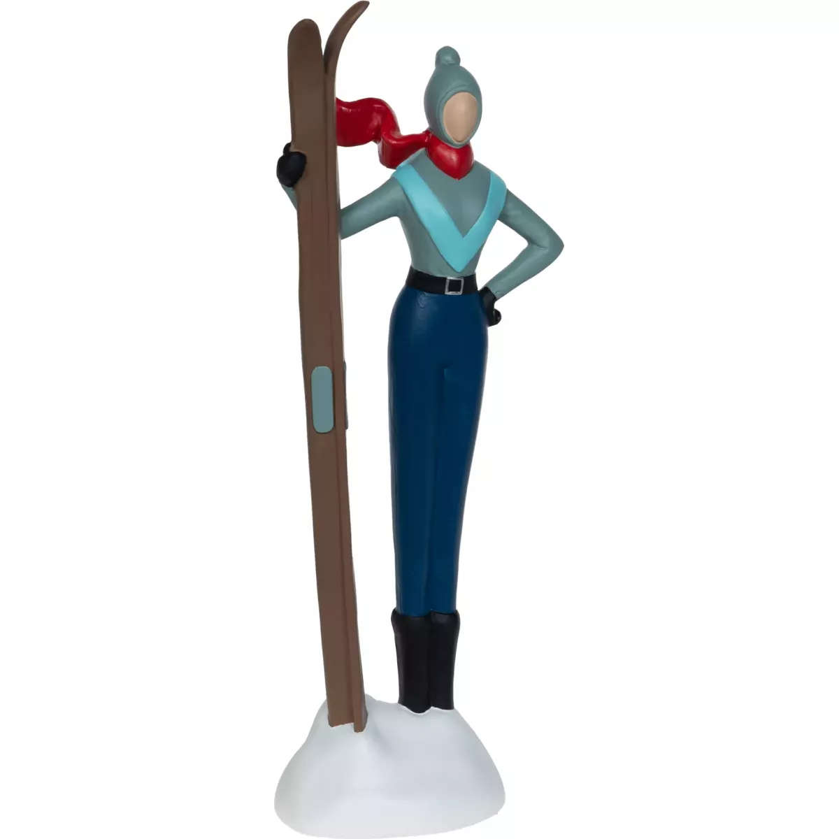Figurine Skieuse H.40cm