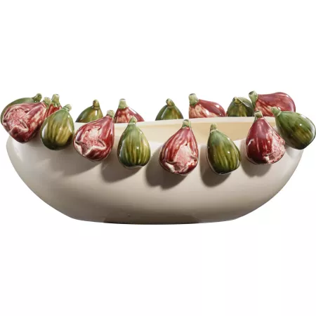 coupe ronde céramique figues