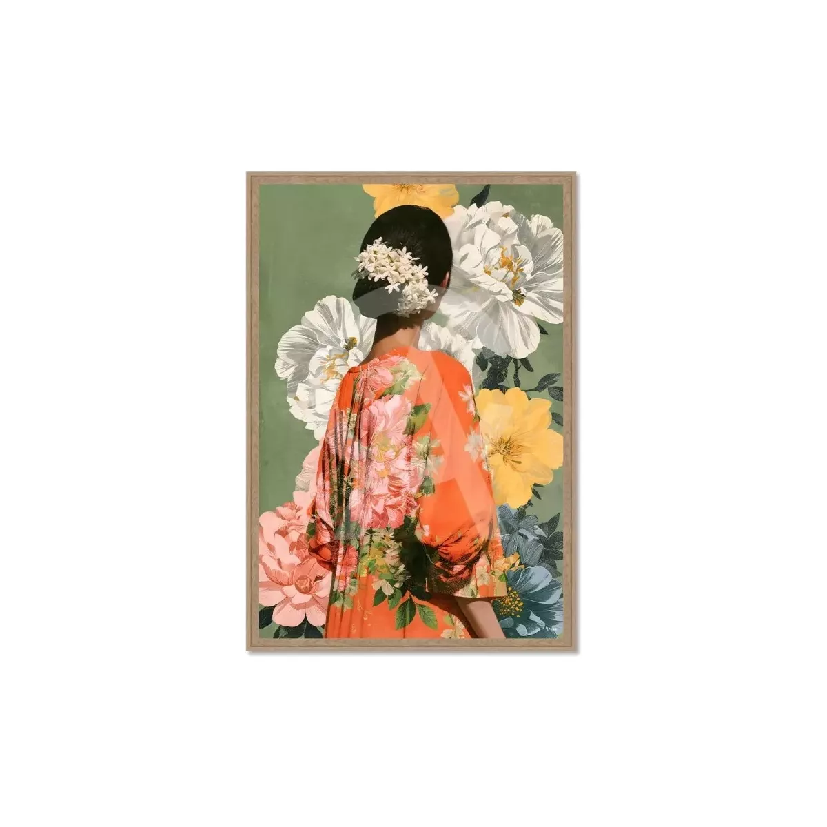 Tableau Orya Soleil Levant 23x33