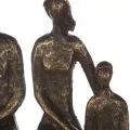 Sculpture Famille sur un banc