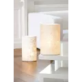 Lampe Porcelaine Fleur H.28