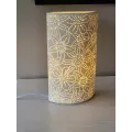 Lampe Porcelaine Fleur H.28