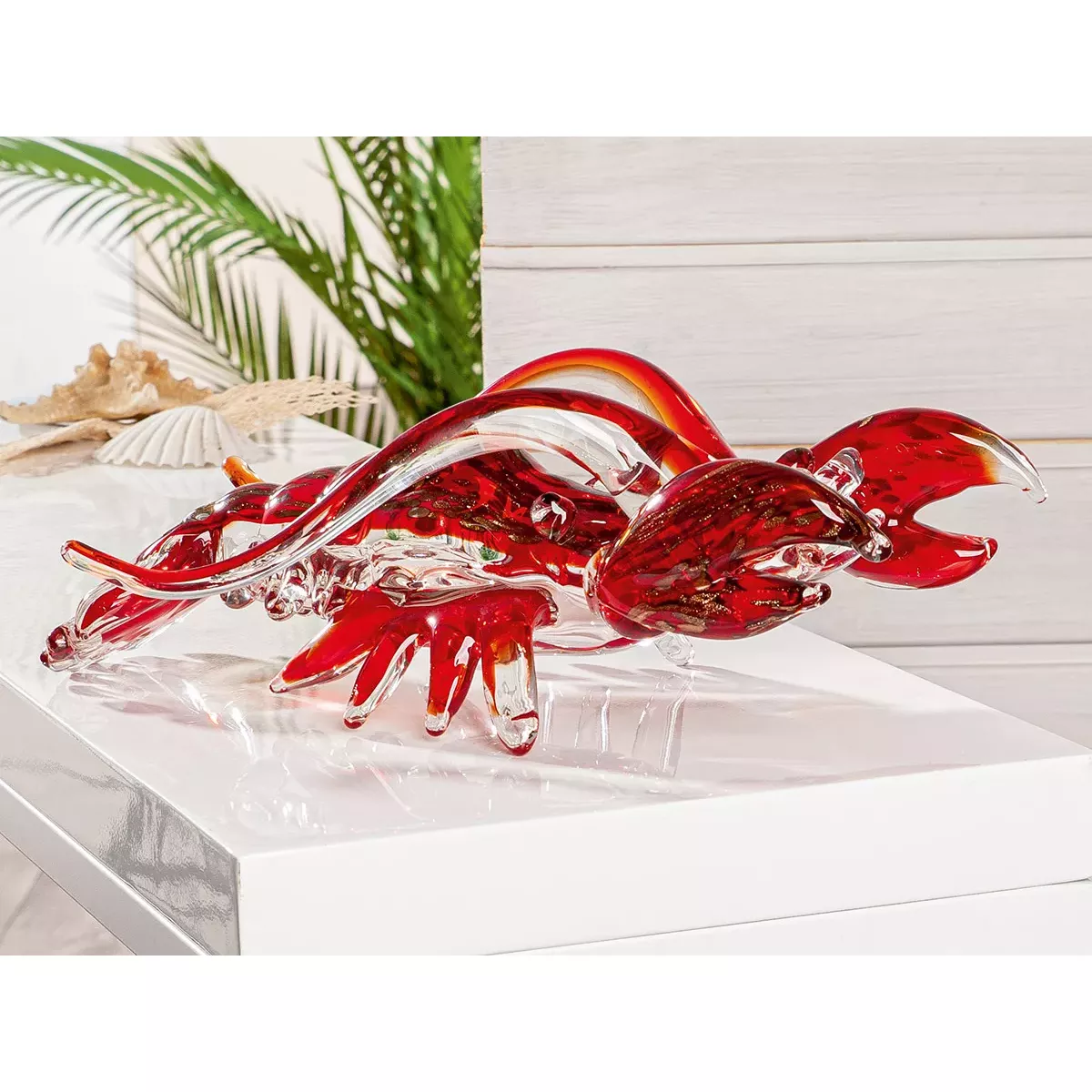Homard en pate de verre 44 cm