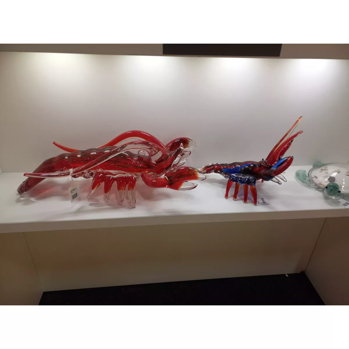 Homard en pate de verre 44 cm