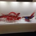 Homard en pate de verre 44 cm