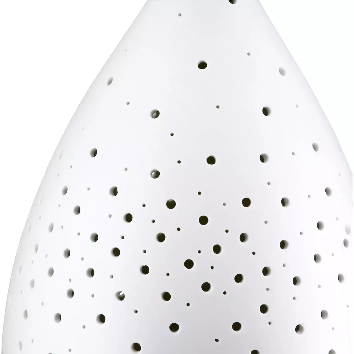 Lampe Porcelaine Bouteille H.33
