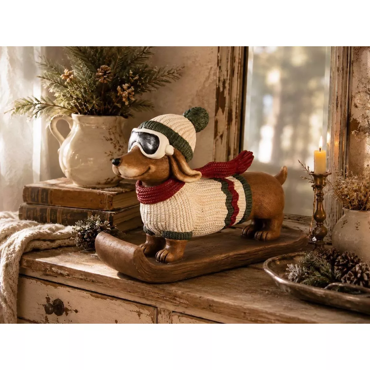 Chien Teckel Larry Echarpe 53x29