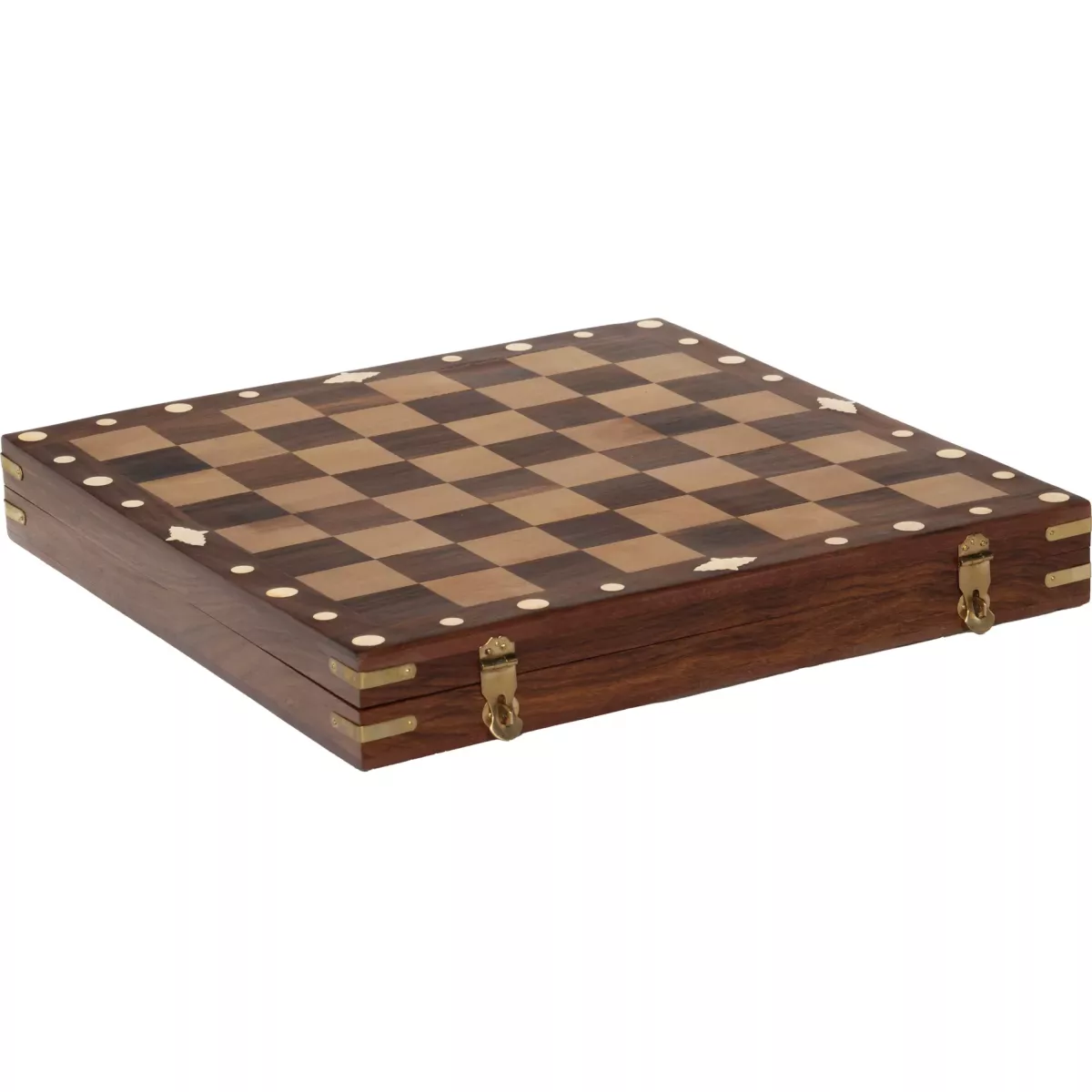 Coffret Echiqiuer Bois 35x35