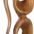 Décoration Totem Naturel Bois Exotique h150