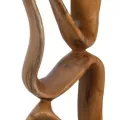 Décoration Totem Naturel Bois Exotique h150