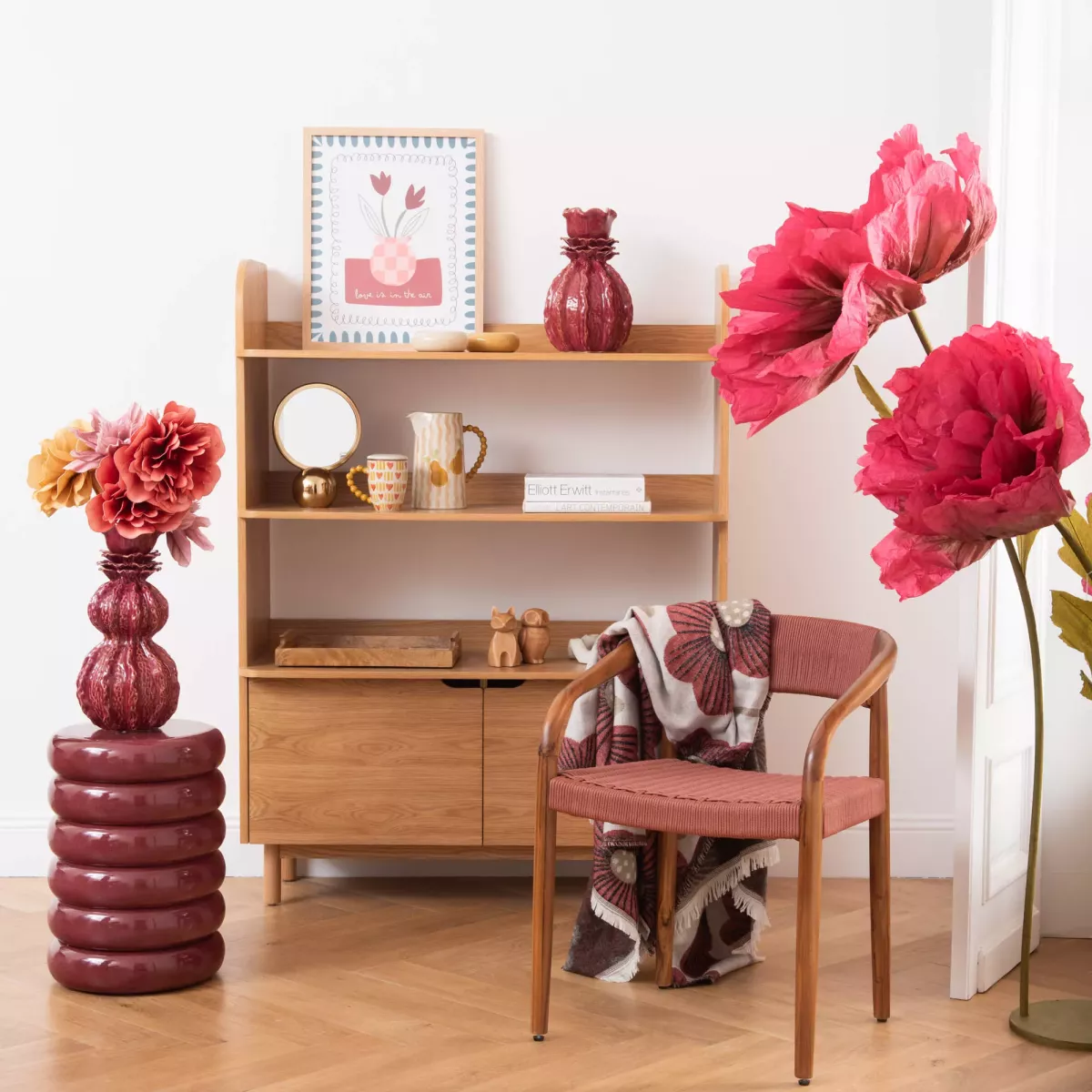 Vase Juna Prune H.33cm