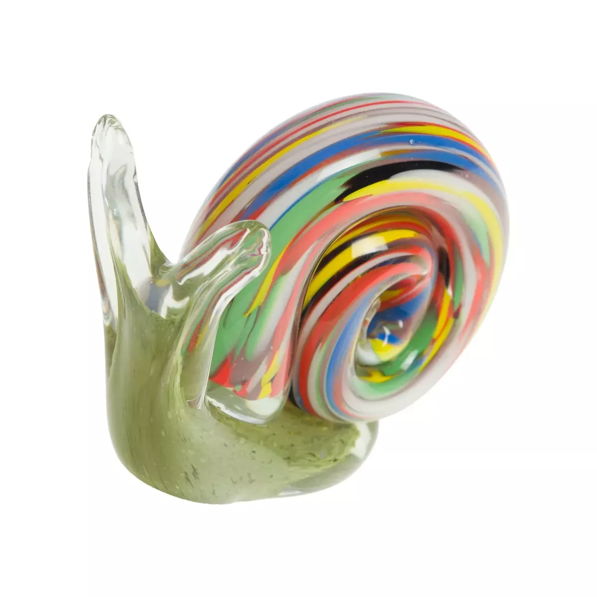 Escargot sulfure en pate de verre 11x7