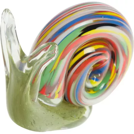 sculpture en verre souflé escargot