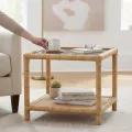 Table basse en Rotin  Shelly 50X50