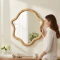 Miroir Shelly Rotin 60x65