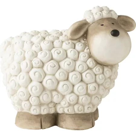 Mouton blanc/gris h49