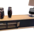 Meuble TV Sesame 180 cm Noir